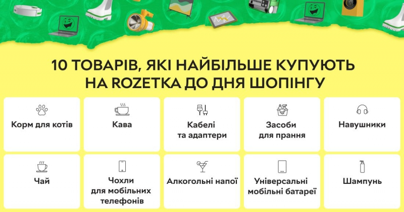 Корм для котів, кава та аксесуари для гаджетів. На що збільшився попит перед Всесвітнім днем шопінгу