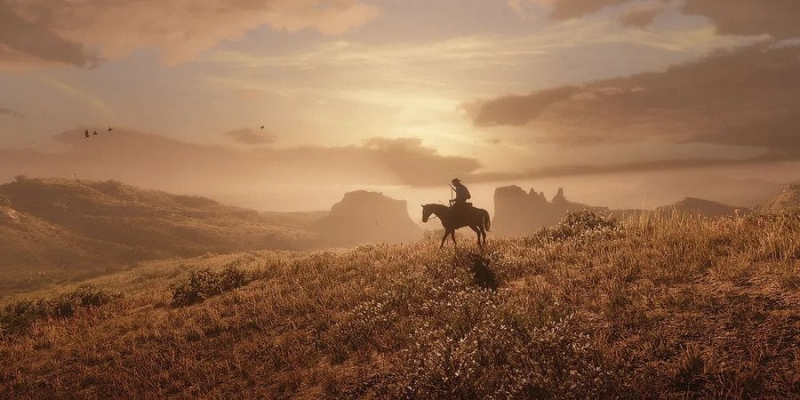 Таємничий спостерігач. Гравець виявив у Red Dead Redemption 2 персонажа, який стежив за ним