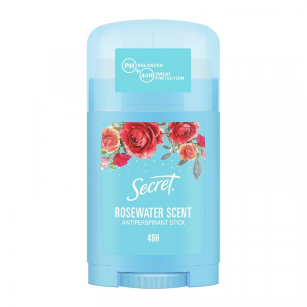 Твердый антиперспирант Secret Rosewater scent, 40 мл